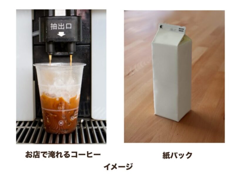 お店で淹れるコーヒーイメージ