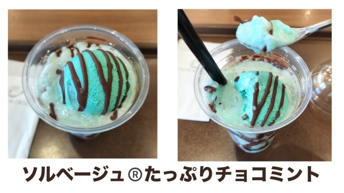 カフェドクリエ　ソルベージュRたっぷりチョコミント